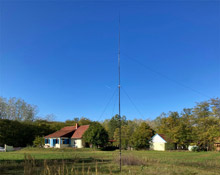 Mijn DX Commander all band vertical kortegolf-antenne